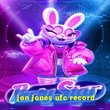 jon jones ufc record